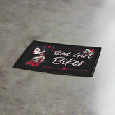 Bad Girl Biker Printed Iron-On Patch